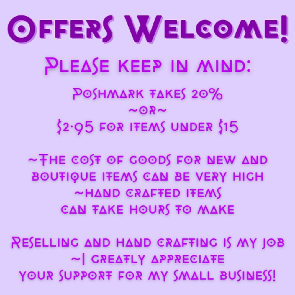 ✨💜Offers Are Always Welcome💜✨